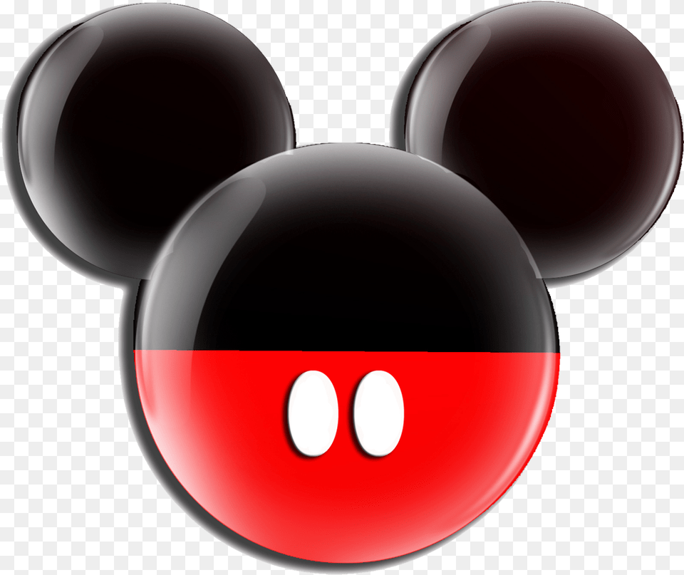 Black Red Mickey Logo Mickey Mouse, Sphere, Bowling, Leisure Activities, Ball Png Image