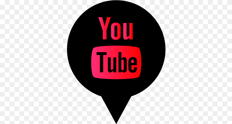 Black Red Social Media Pin Icon Youtube Logo, Dynamite, Weapon Free Transparent Png