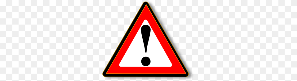 Black Red Warning Clip Art, Sign, Symbol, Triangle, Road Sign Free Png Download