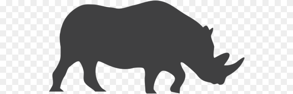 Black Rhino Endangered Black And White Rhino, Animal, Mammal, Wildlife, Baby Free Transparent Png