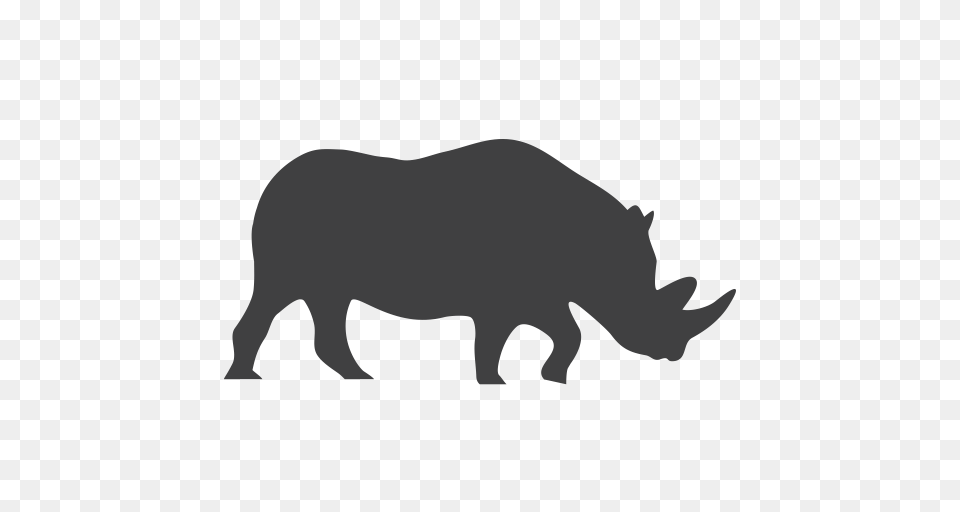 Black Rhino Endangered Rhino Rhinoceros Icon, Animal, Wildlife, Mammal, Baby Free Png Download