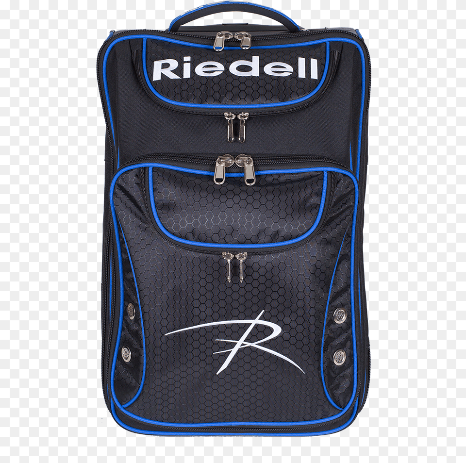 Black Riedell Wheeled Travel Bag Riedell Skates, Accessories, Backpack, Handbag Png Image