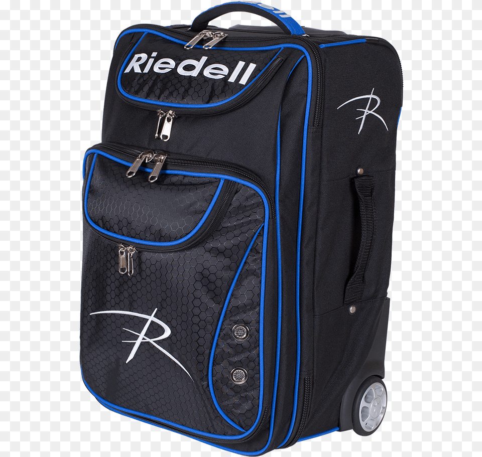 Black Riedell Wheeled Travel Bag Traveling Bag, Accessories, Backpack, Handbag, Machine Free Transparent Png