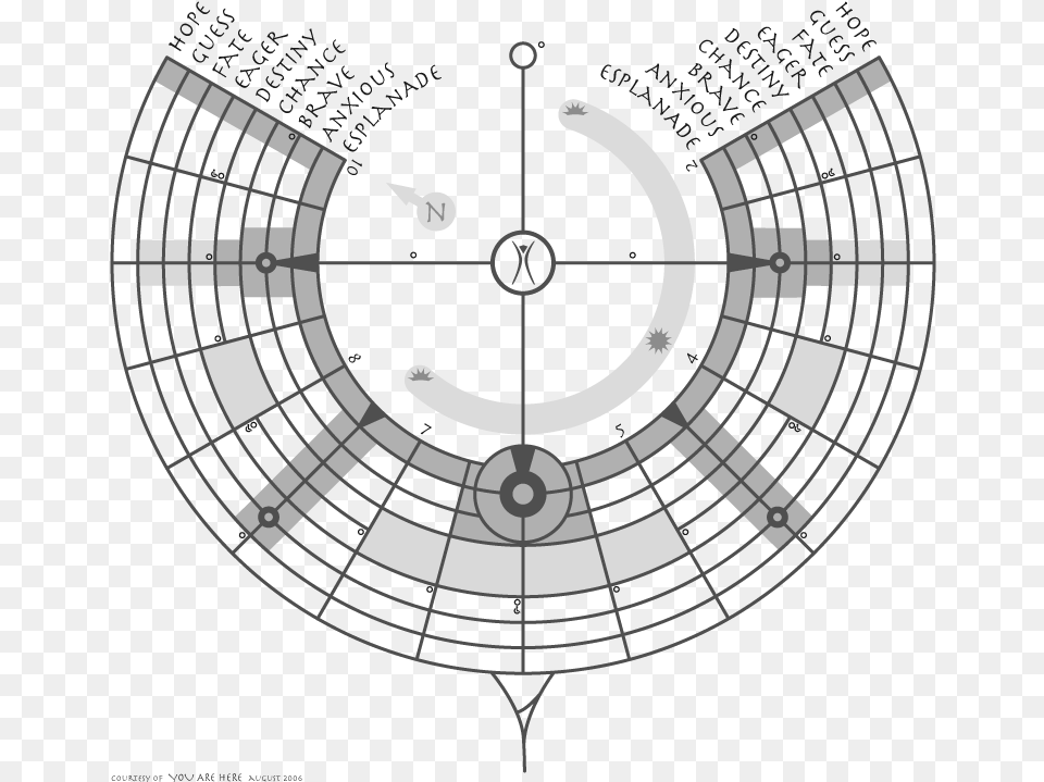 Black Rock City Clock, Cad Diagram, Diagram Free Png