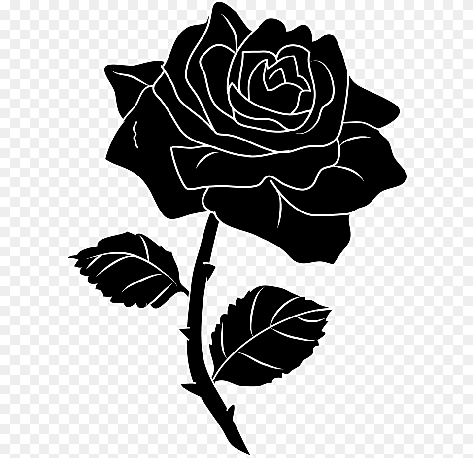Black Rose Clip Art, Flower, Plant, Stencil, Person Free Transparent Png