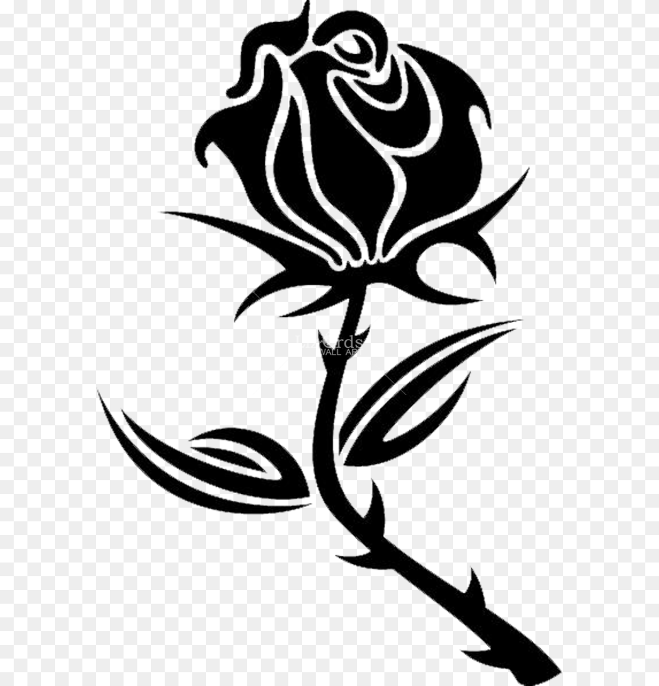 Black Rose Drawing Clip Art Rose Clipart Black, Graphics, Floral Design, Pattern, Flower Png Image