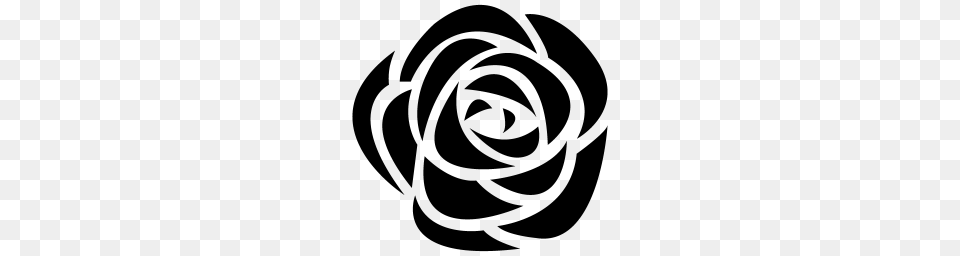 Black Rose Icon, Gray Png Image
