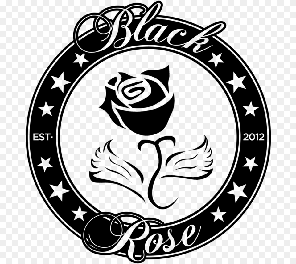 Black Rose Logo By Joeharper Work On Deviant American Business Council Kuwait Abc Logo, Stencil, Flower, Plant, Symbol Png