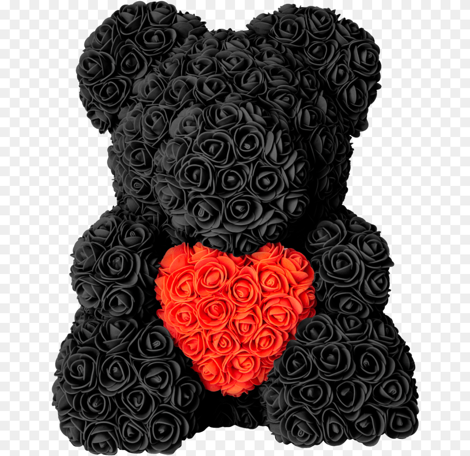 Black Rose Petals Rose Teddy Bear Black, Birthday Cake, Cake, Cream, Dessert Png