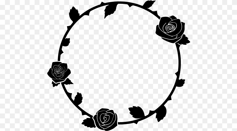 Black Rose Rosa Blackrose Freetoedit Roseframe Black Rose Circle, Gray Free Transparent Png