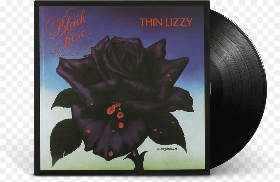 Black Rose Thin Lizzy Lp, Book, Publication, Flower, Plant Free Transparent Png