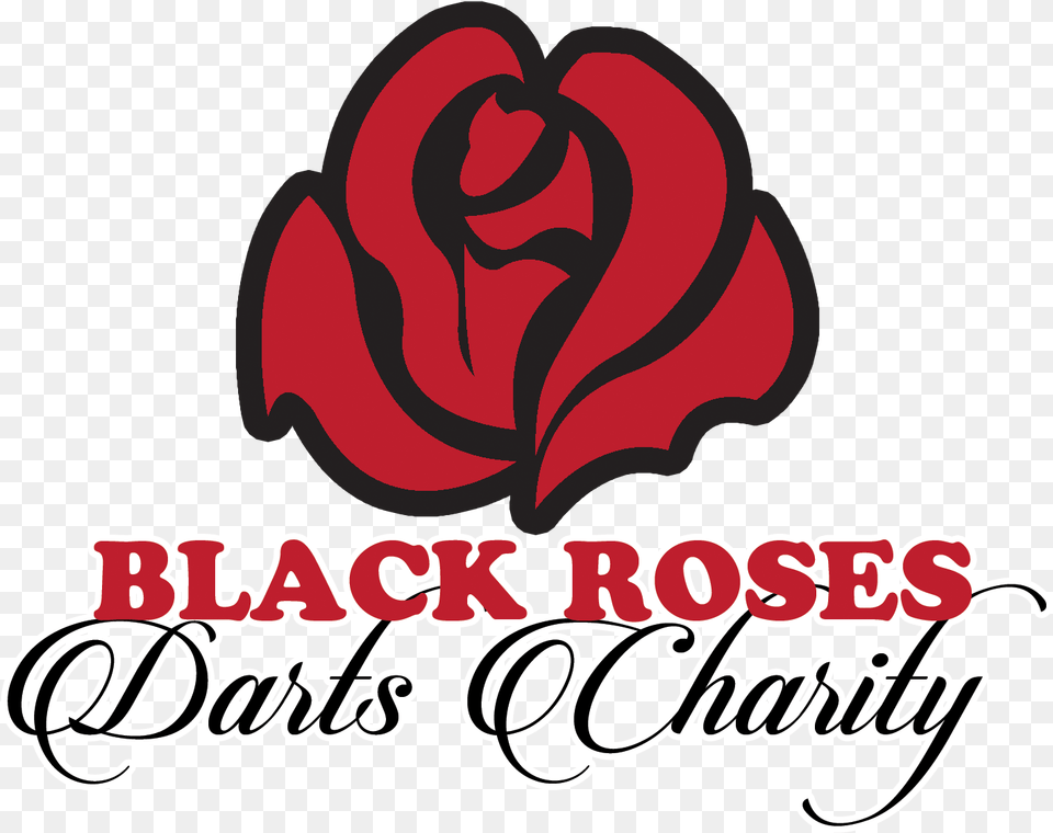 Black Roses Darts Calligraphy, Flower, Plant, Rose, Logo Png