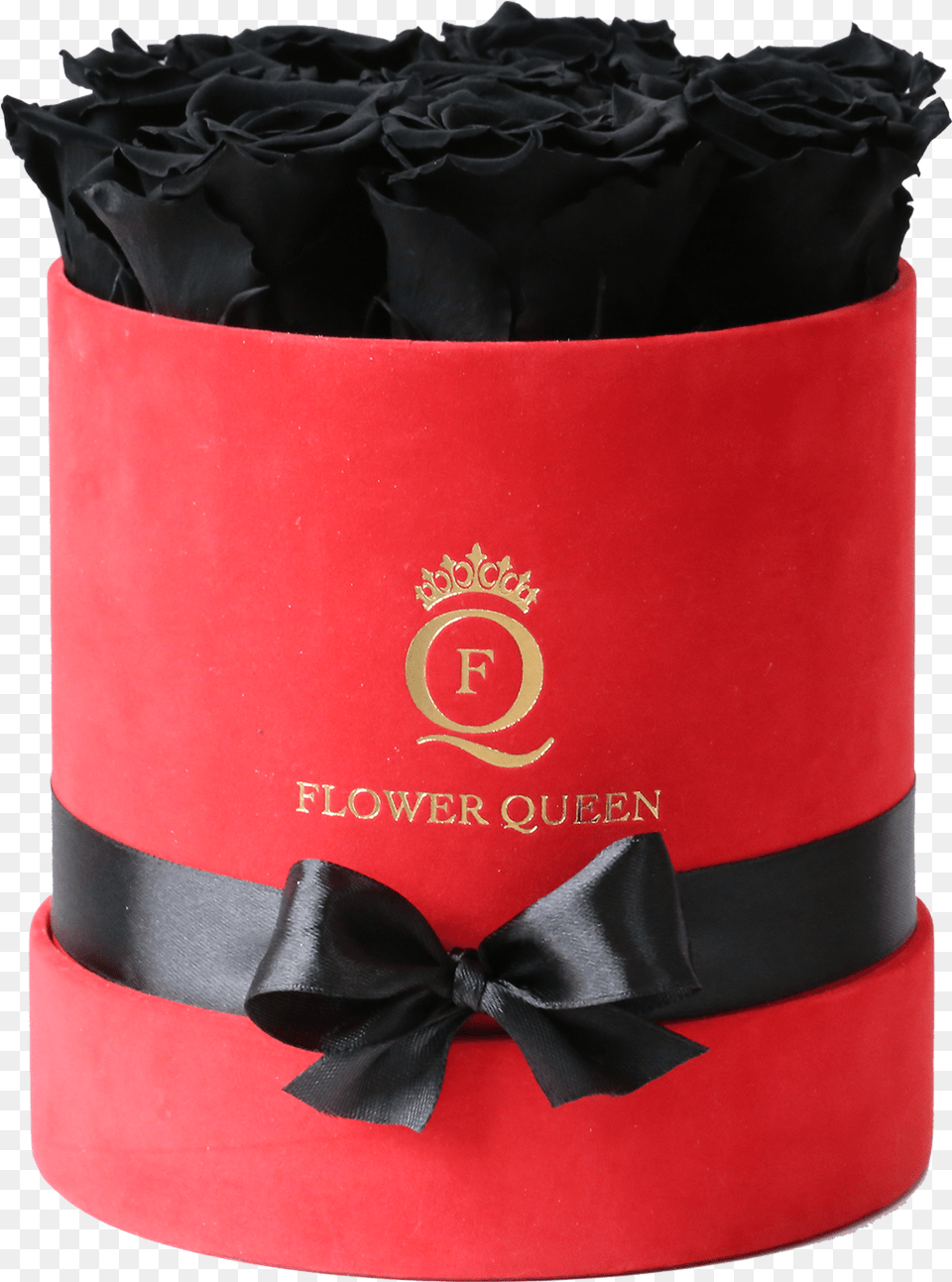 Black Roses In Medium Red Velvet Box Box, Accessories, Formal Wear, Tie, Bag Free Png Download