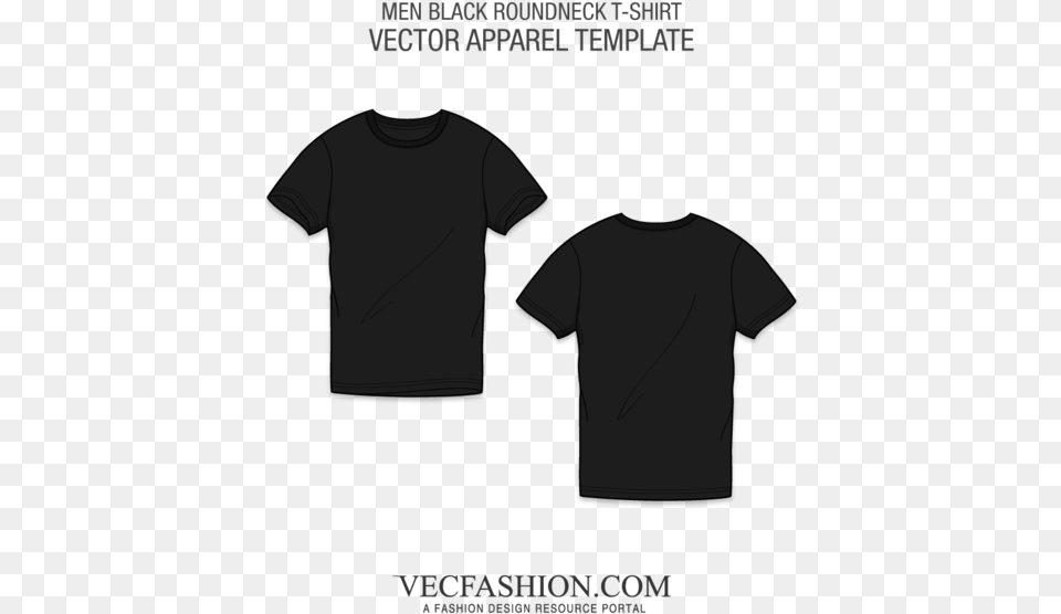 Black Round Neck T Shirt Short Sleevedclass Lazyload T Shirt Vector Black, Clothing, T-shirt Png Image