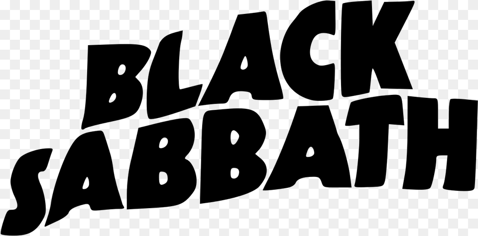 Black Sabbath Logo, Gray Free Png Download