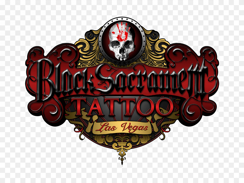 Black Sacrament Tattoo Crest, Logo, Dynamite, Weapon, Symbol Free Transparent Png