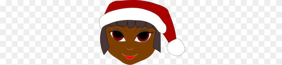 Black Santa Helper Clip Art, Baby, Person, Face, Head Free Png Download