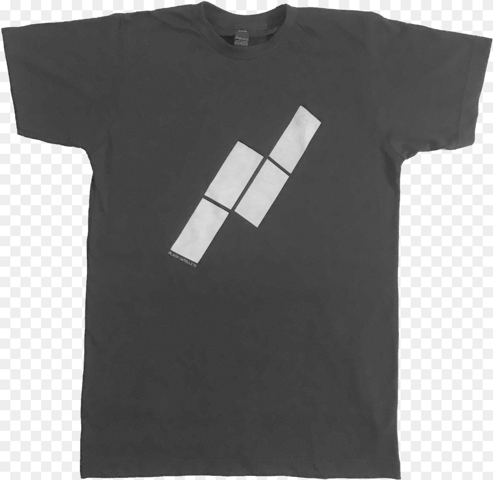 Black Satellite Logo Tshirt Active Shirt, Clothing, T-shirt Free Transparent Png