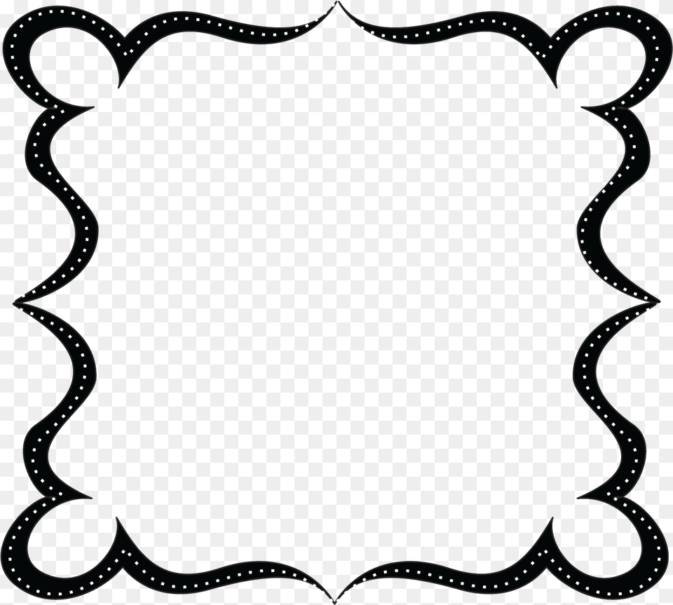 Black Scroll Frame Clip Art Clipart Images Text Box Art, Animal, Reptile, Snake Free Png Download