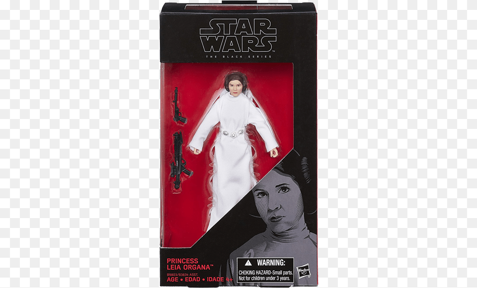 Black Series 6quot Princess Leia Organa Action Figure Star Wars Black Series Leia, Person, Child, Female, Girl Png Image