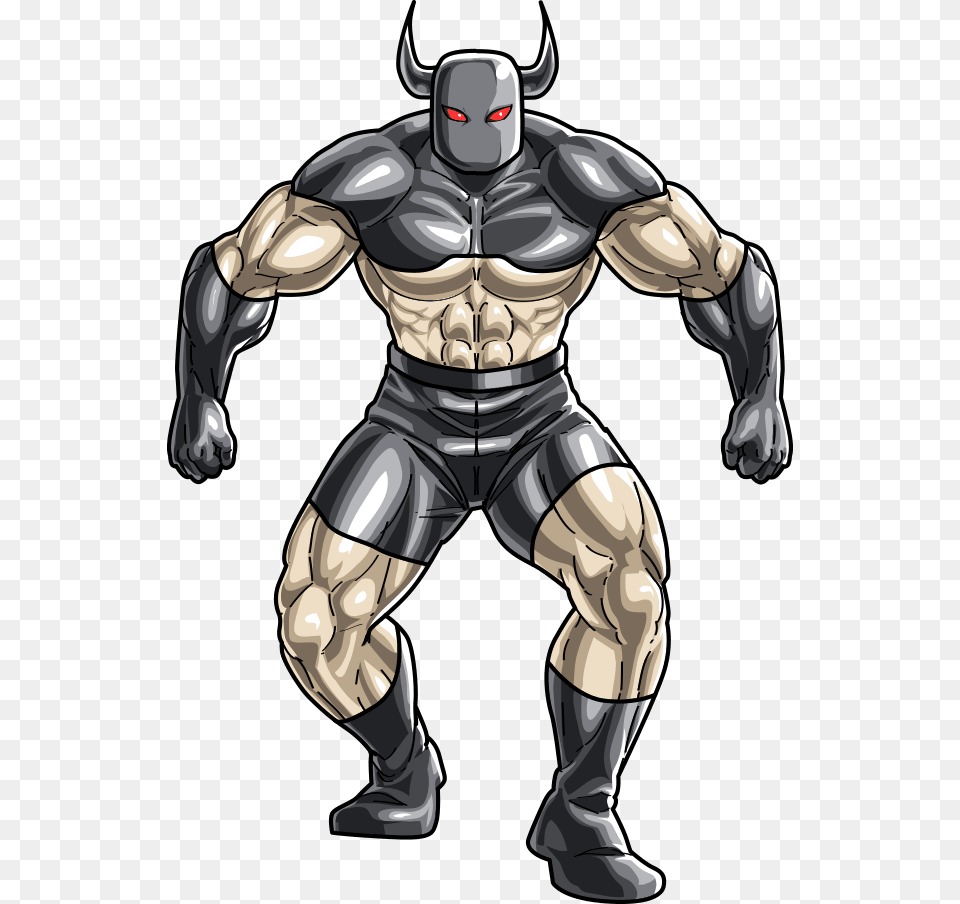 Black Shadow Cartoon Black Shadow Kinnikuman, Adult, Male, Man, Person Free Png Download