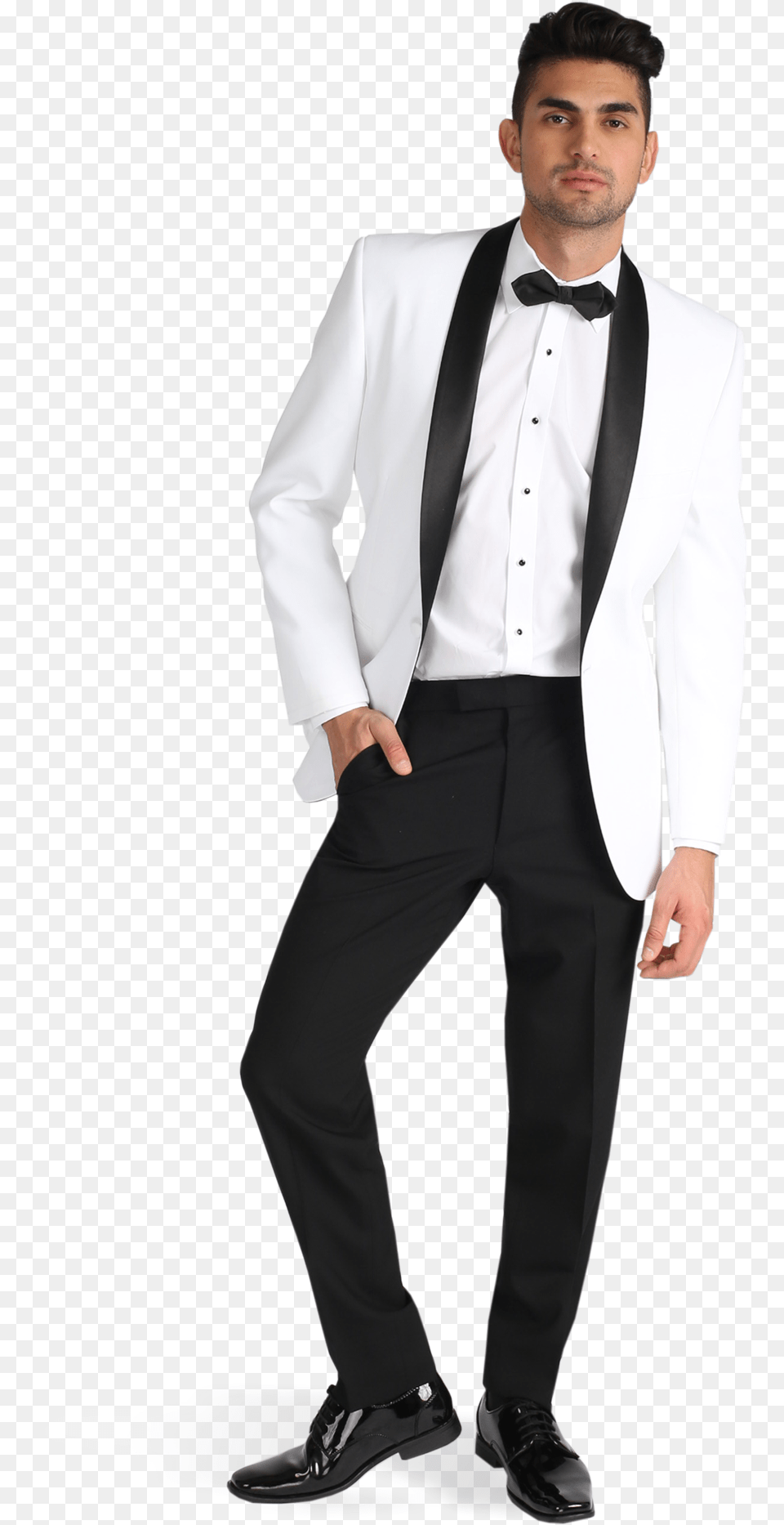 Black Shawl Lapel Tuxedo White And Black Prom Suits, Suit, Clothing, Shirt, Formal Wear Free Transparent Png