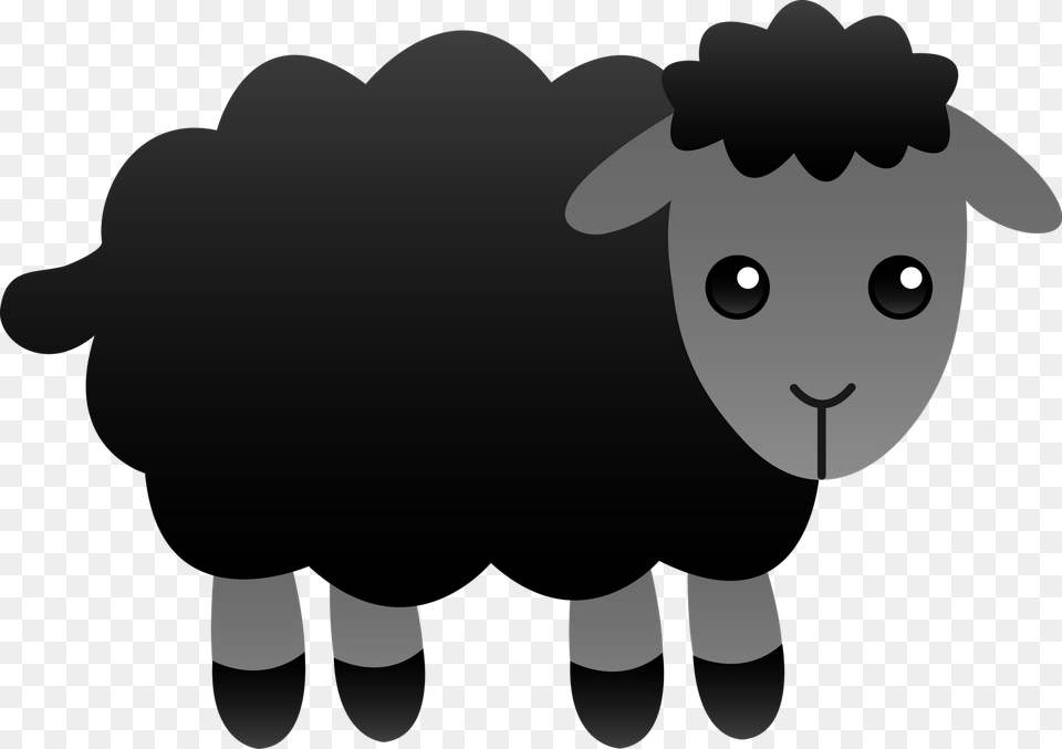 Black Sheep Clipart, Livestock, Animal, Bear, Mammal Png