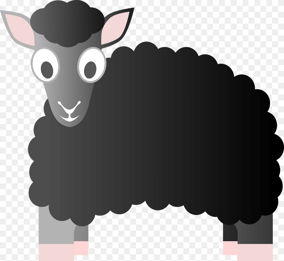Black Sheep Clipart, Animal, Livestock, Mammal Png