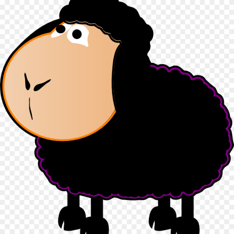 Black Sheep Clipart Black Sheep Clip Art At Clker Vector Clipart Baba Black Sheep, Animal, Beak, Bird, Food Free Transparent Png