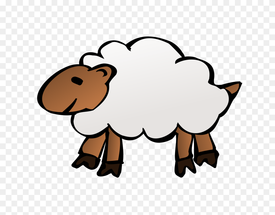 Black Sheep Goat Livestock Wool, Cartoon, Animal Free Transparent Png