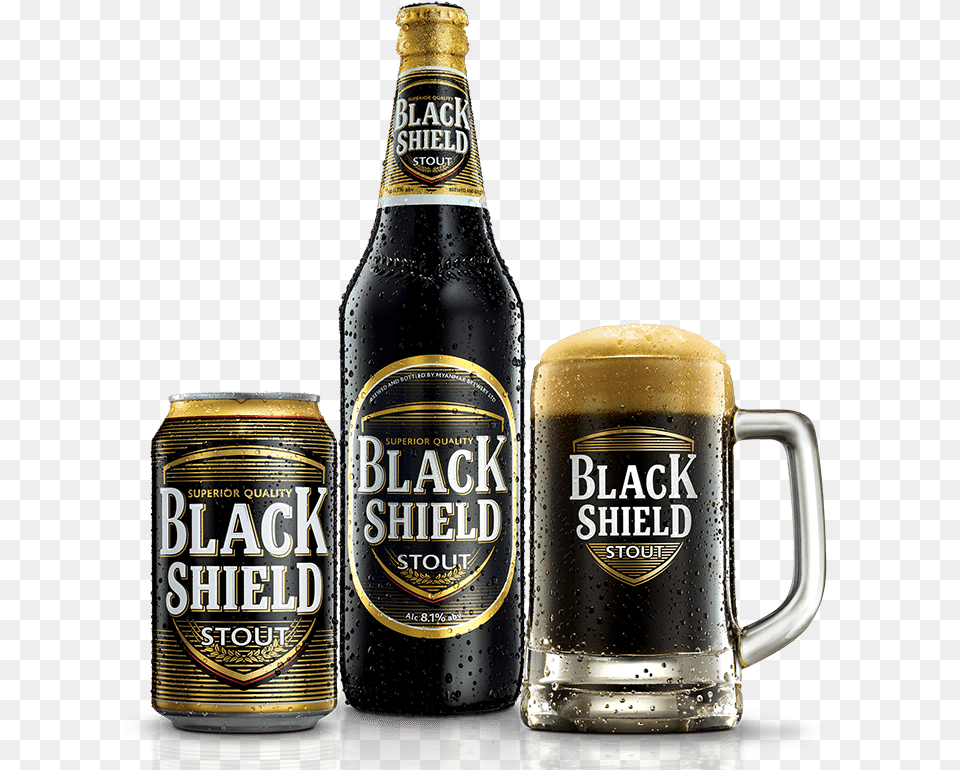 Black Shield Beer, Alcohol, Beverage, Lager, Stout Png