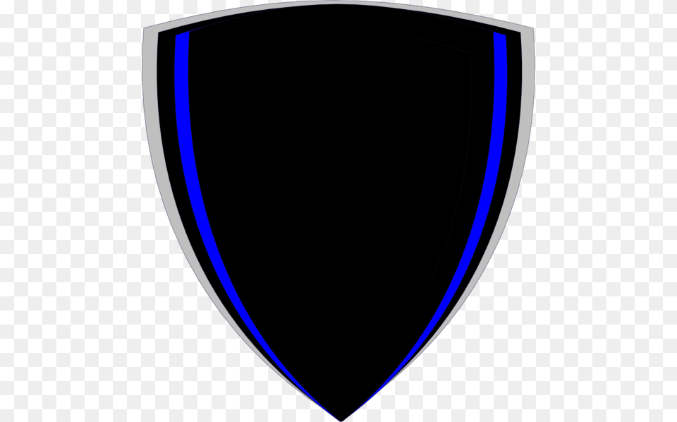 Black Shield Black And Blue Shield, Armor Free Png Download