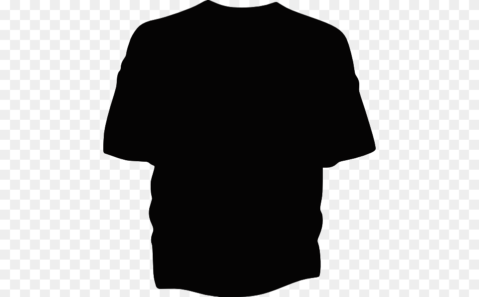 Black Shirt Template Black, Clothing, Silhouette, T-shirt Png