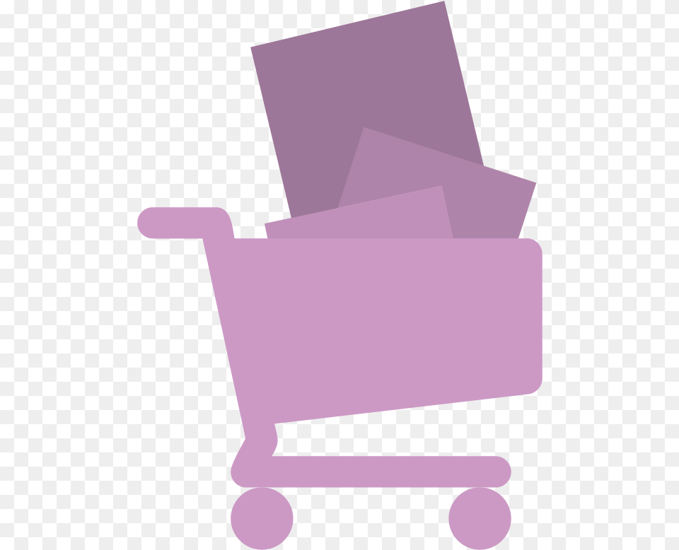 Black Shopping Cart Logo, Furniture Png Image