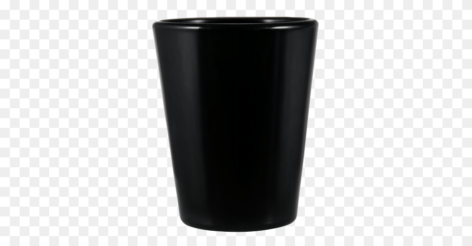 Black Shot Glass, Cup, Pottery Png