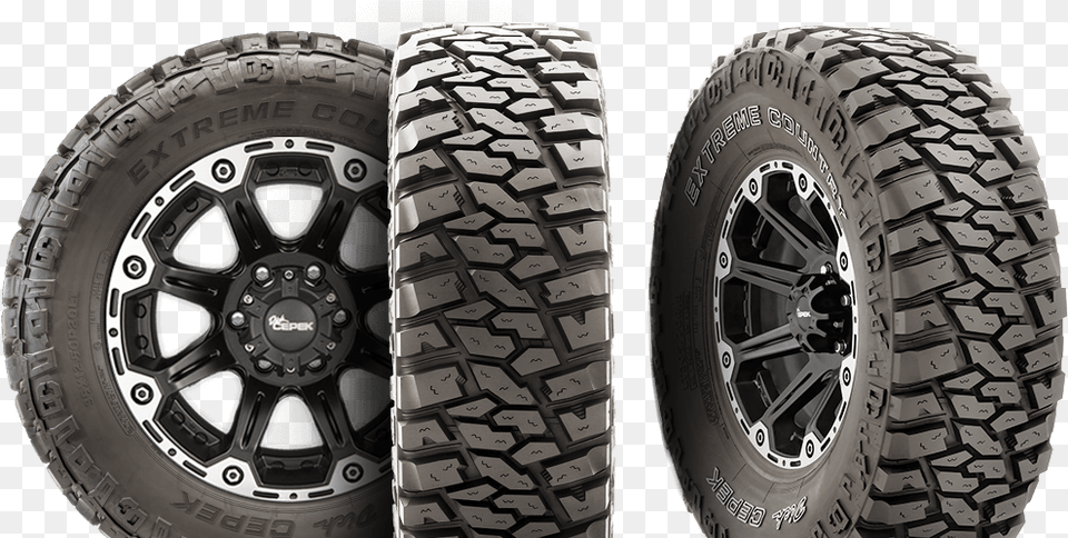 Black Sidewall Light Truck Radial Tire Dick Cepek Extreme Country Tires, Alloy Wheel, Vehicle, Transportation, Spoke Png