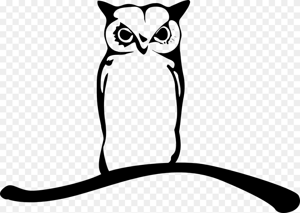 Black Silhouette Of Owl Vector Burung Hantu, Stencil, Animal, Cat, Mammal Png Image