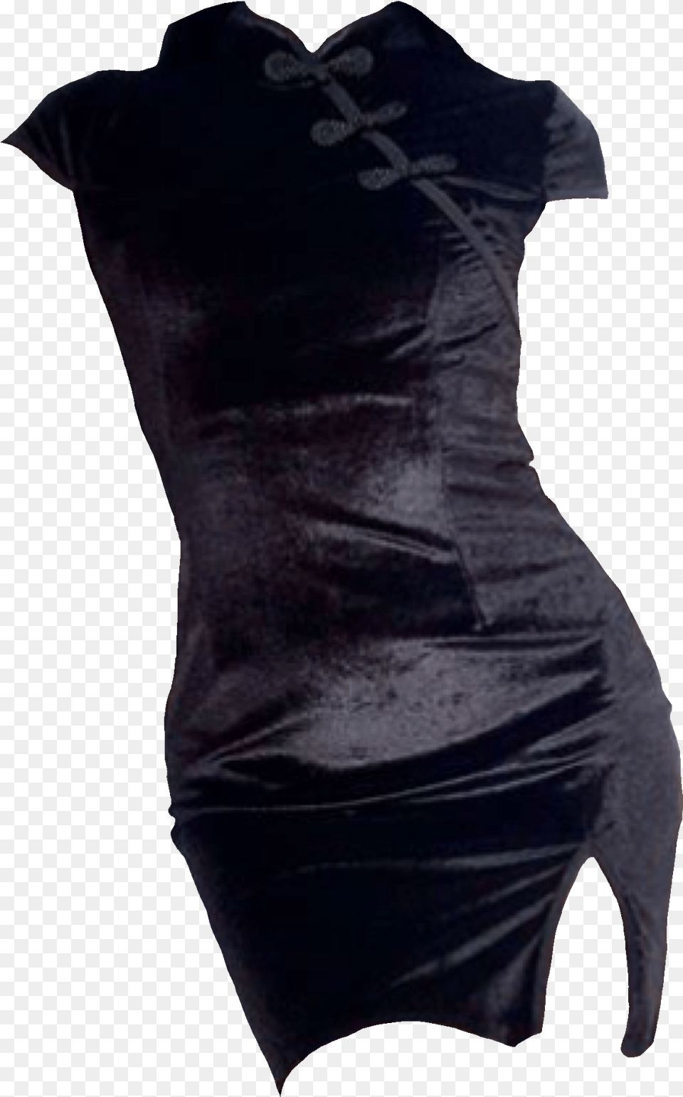 Black Silk Dress Aesthetic, Clothing, Adult, Female, Person Free Png Download