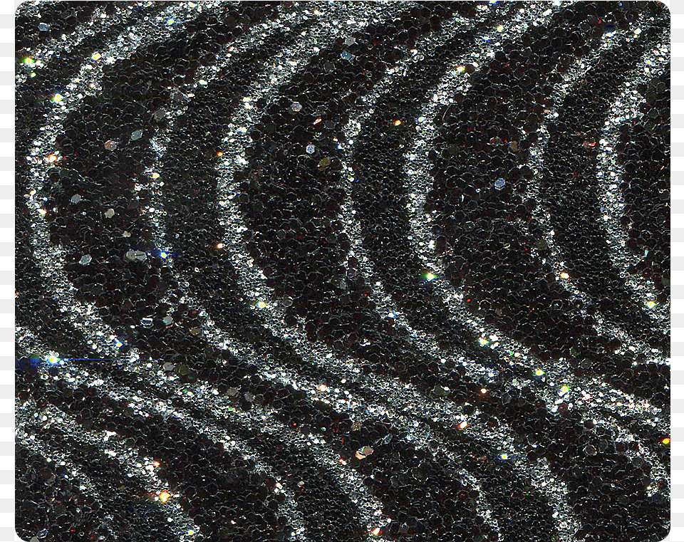 Black Silver Wave Glitter Motif, Nature, Night, Outdoors, Road Free Transparent Png
