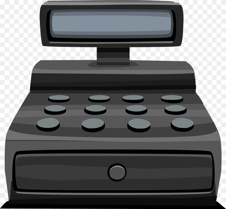 Black Simple Cash Register Table Decor Clipart, Electronics, Hockey, Ice Hockey, Ice Hockey Puck Free Transparent Png