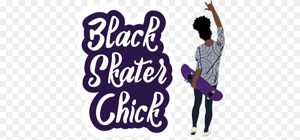 Black Skater Chick Pacsun, Child, Female, Girl, Person Free Png