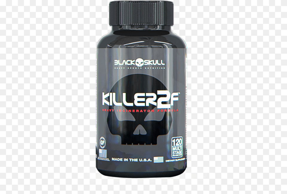 Black Skull Bottle Killer, Shaker Png