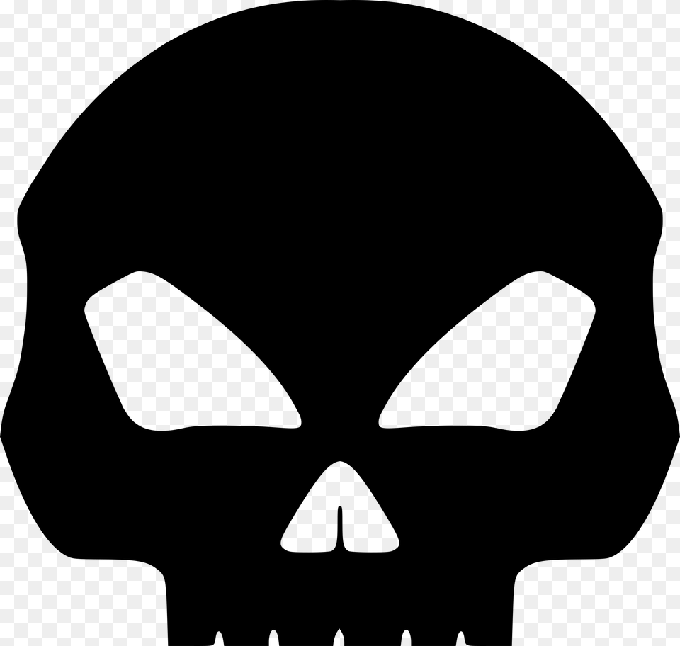 Black Skull Clipart Clipart, Gray Free Png Download