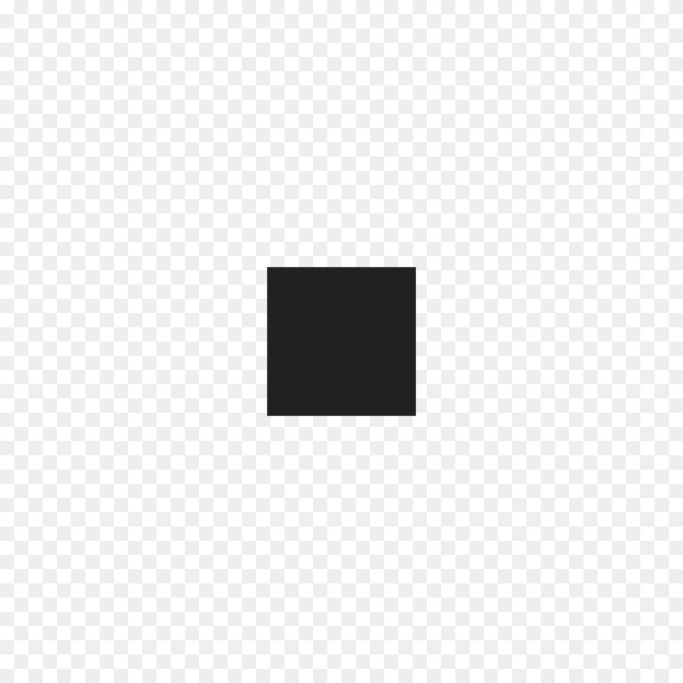 Black Small Square Emoji Clipart, Gray Free Png Download