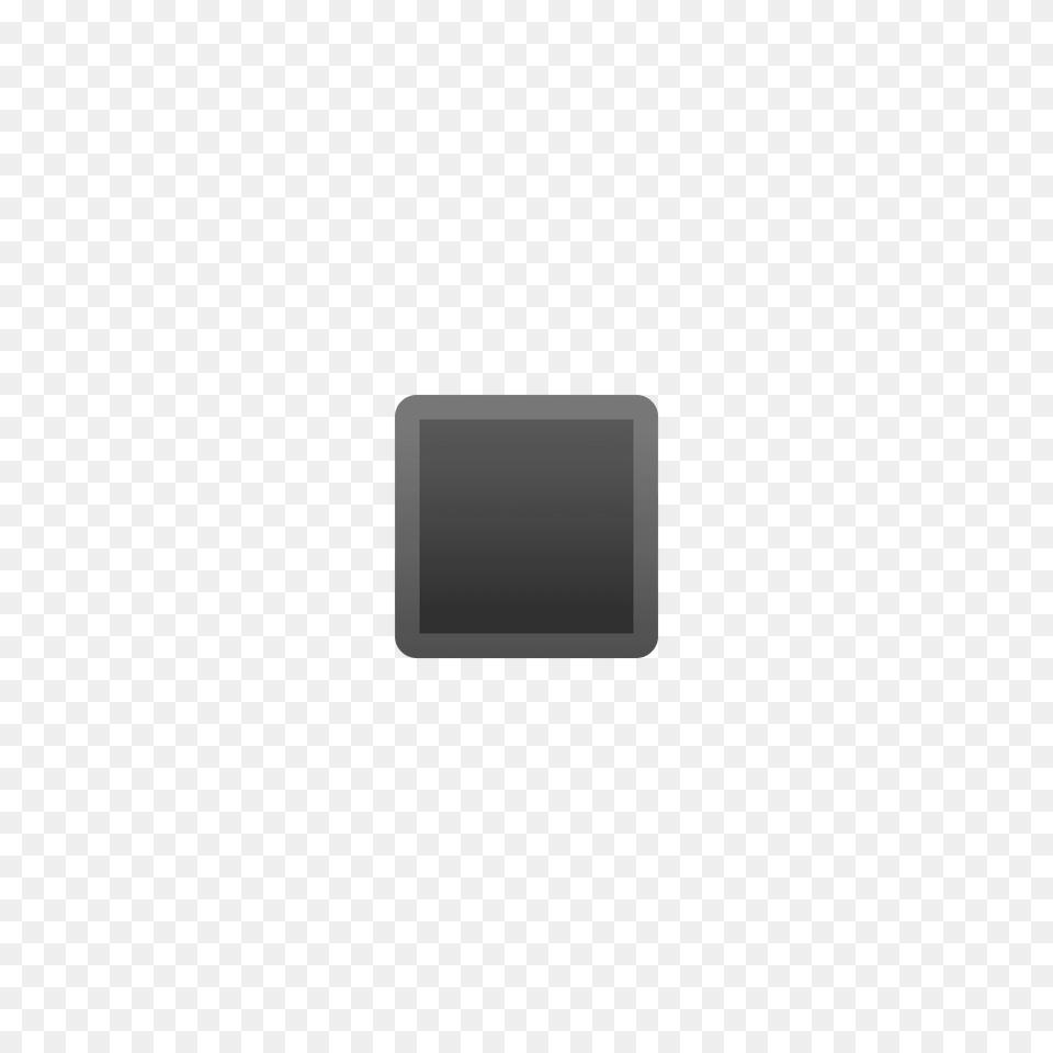 Black Small Square Emoji Clipart, Gray, Computer Hardware, Electronics, Hardware Free Transparent Png