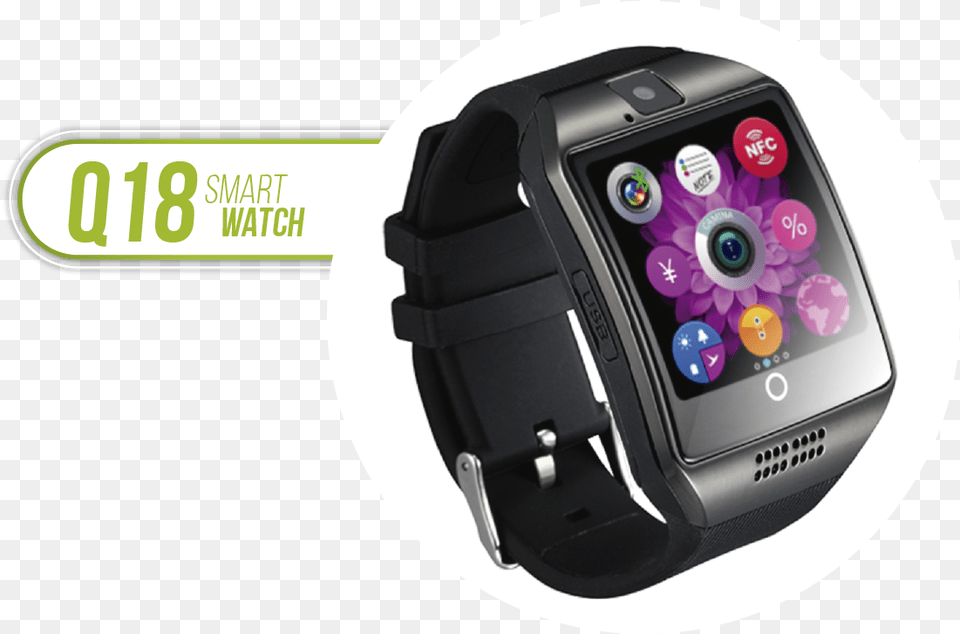Black Smart Watch, Arm, Body Part, Person, Wristwatch Free Png