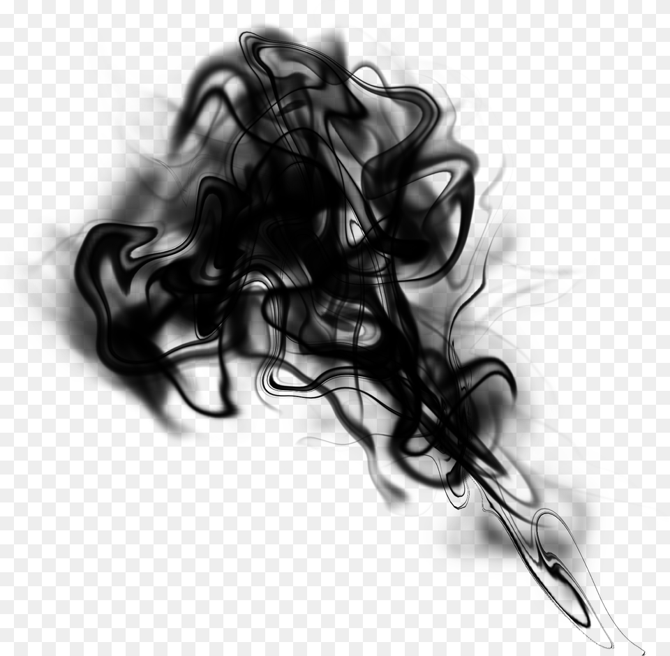Black Smoke Effect Black Smoke Transparent Background, Gray Png Image