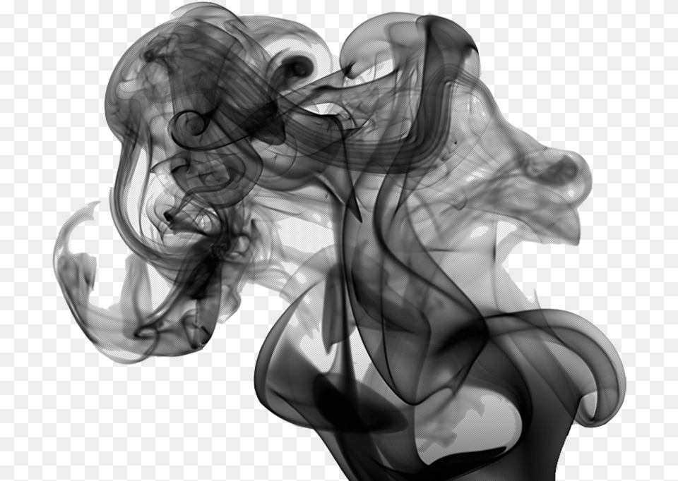 Black Smoke Image Transparent Background Black Smoke Transparent, Adult, Female, Person, Woman Free Png Download
