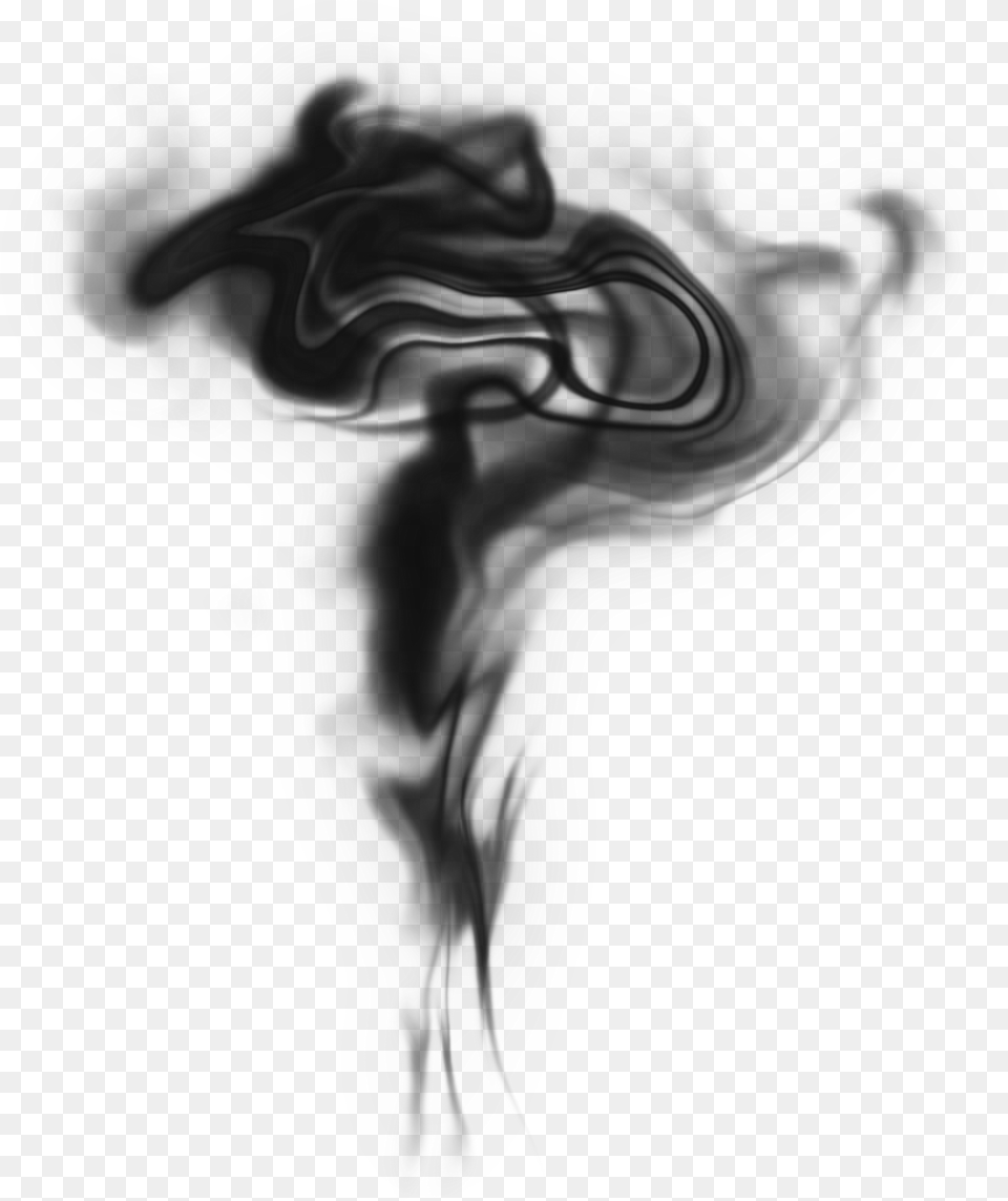 Black Smoke Transparent, Gray Png