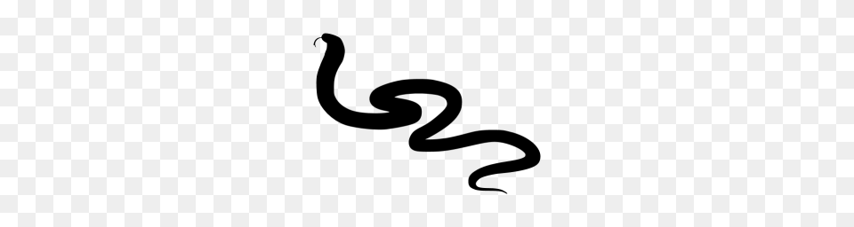Black Snake Icon, Gray Png Image